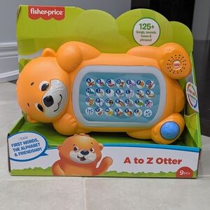 New Fisher-Price Linkimals A to Z Otter Alphabet Toy